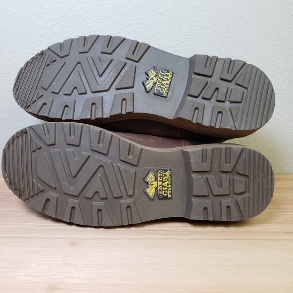 Georgia Giant Women's Size 10 Brown Leather Work Boot Shoe Slip & Oil Resistant - Picture 6 of 7